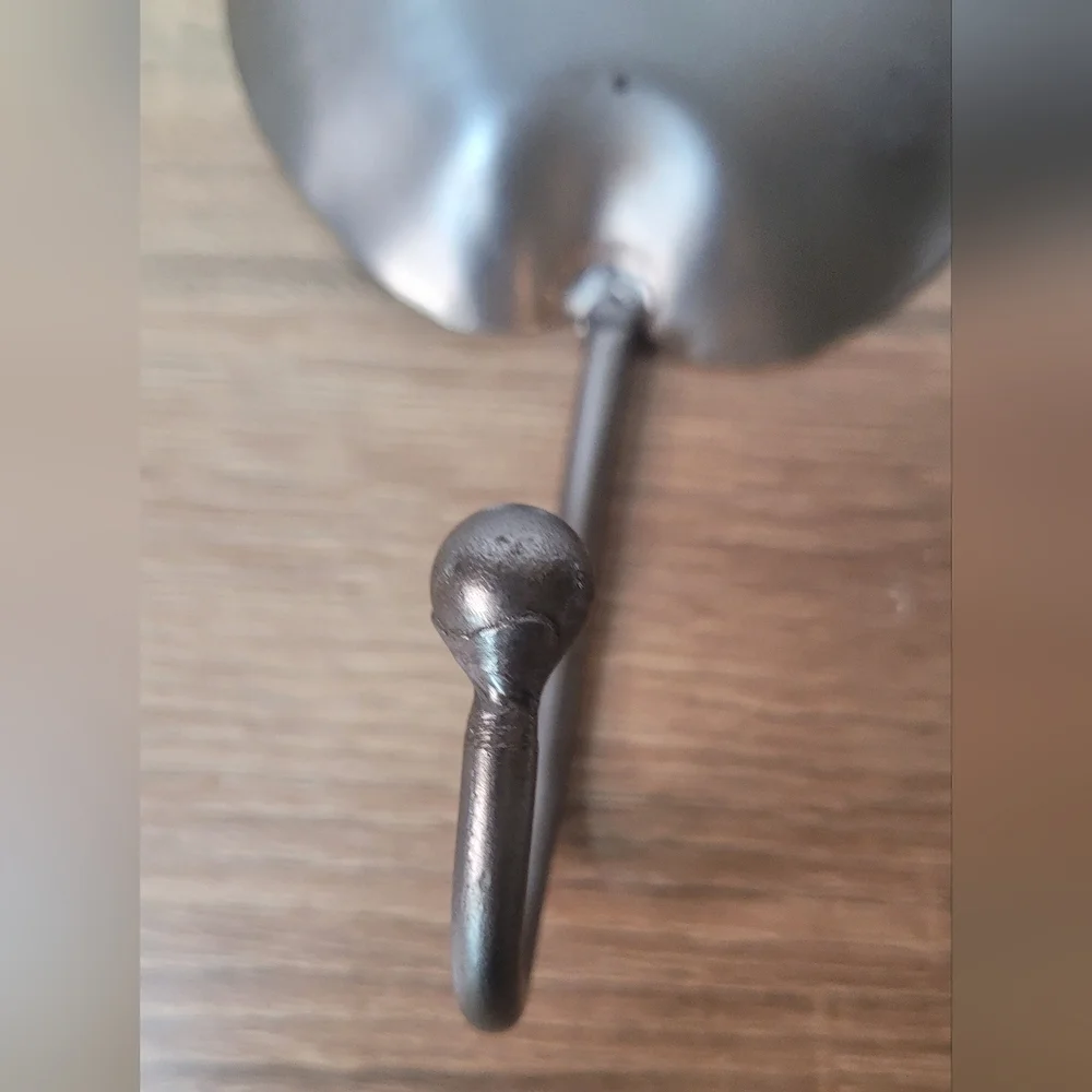 Vintage Silver Apple Wall Hook